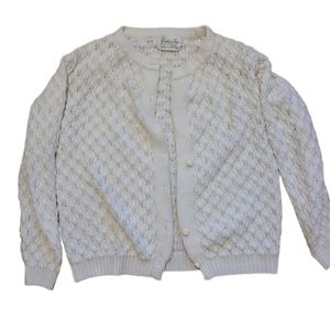 Barbra Sue knitted button up cardigan size medium